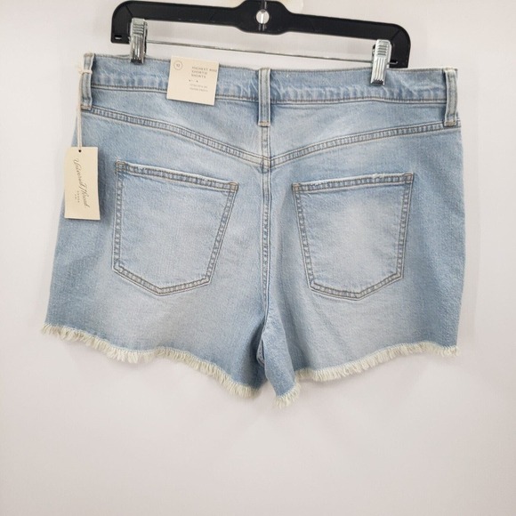 Universal Thread Highest Rise Shortie Shorts Womens 12 Cut Off Destructed Jean - Picture 3 of 13